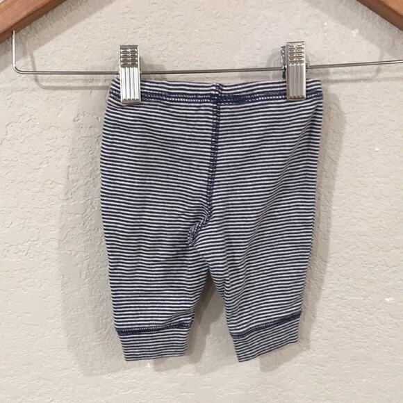 Carter’s Baby Boy 3M Stripe Lounge Pants Set‎ 100% Cotton Gray & Blue - Picture 3 of 13
